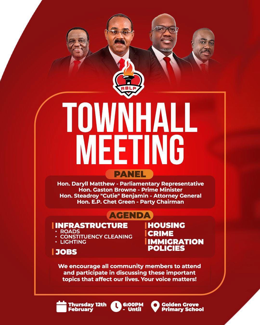 St. John’s Rural South Residents Invited to Town Hall Meeting at Golden Grove 