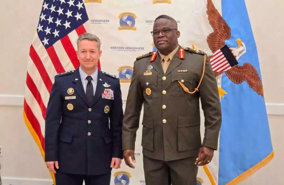 Brigadier Telbert Benjamin joins defence chiefs across Americas at rare Washington meeting
