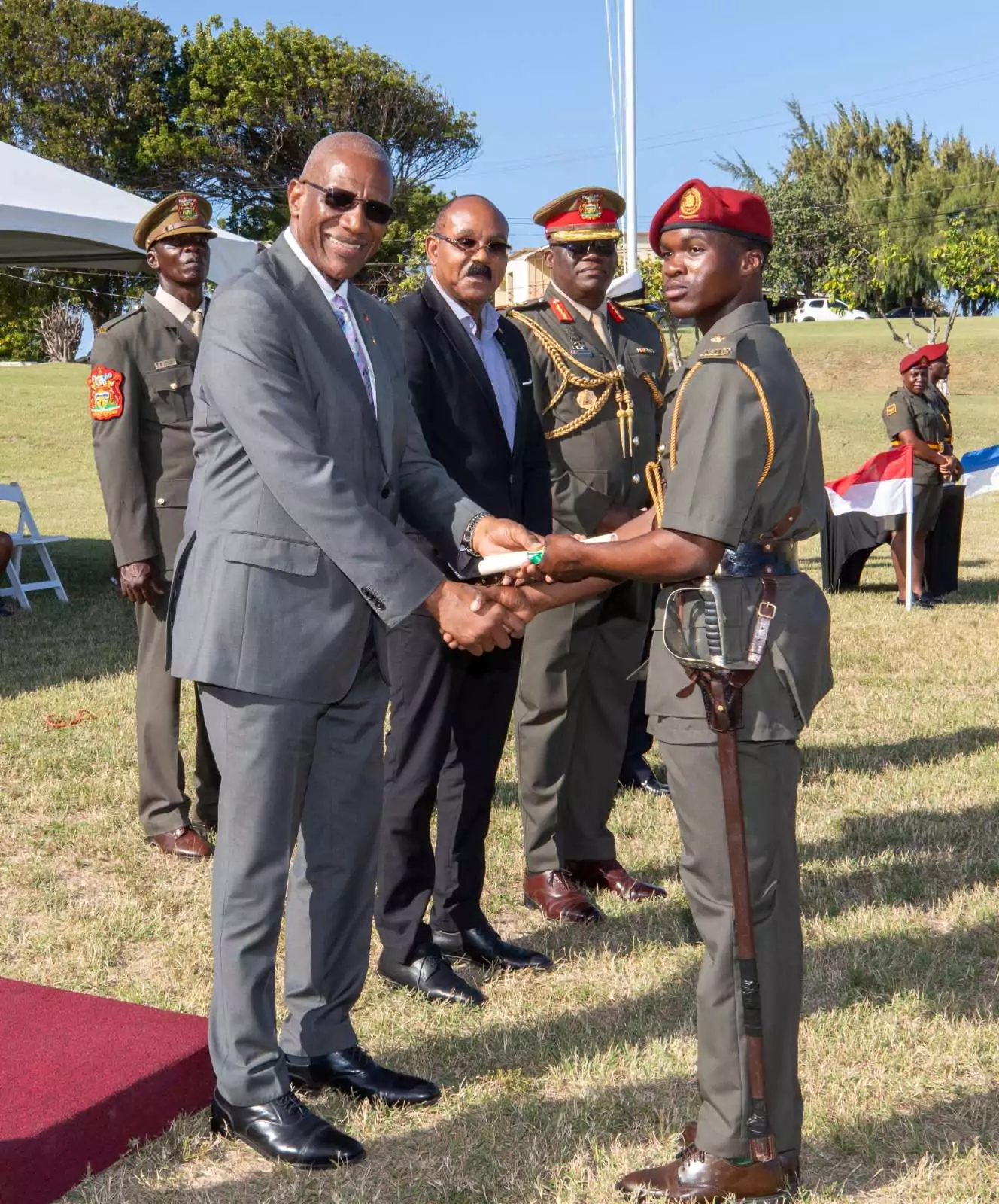 ABDF Commissions First Officer Candidate Training Course Graduates