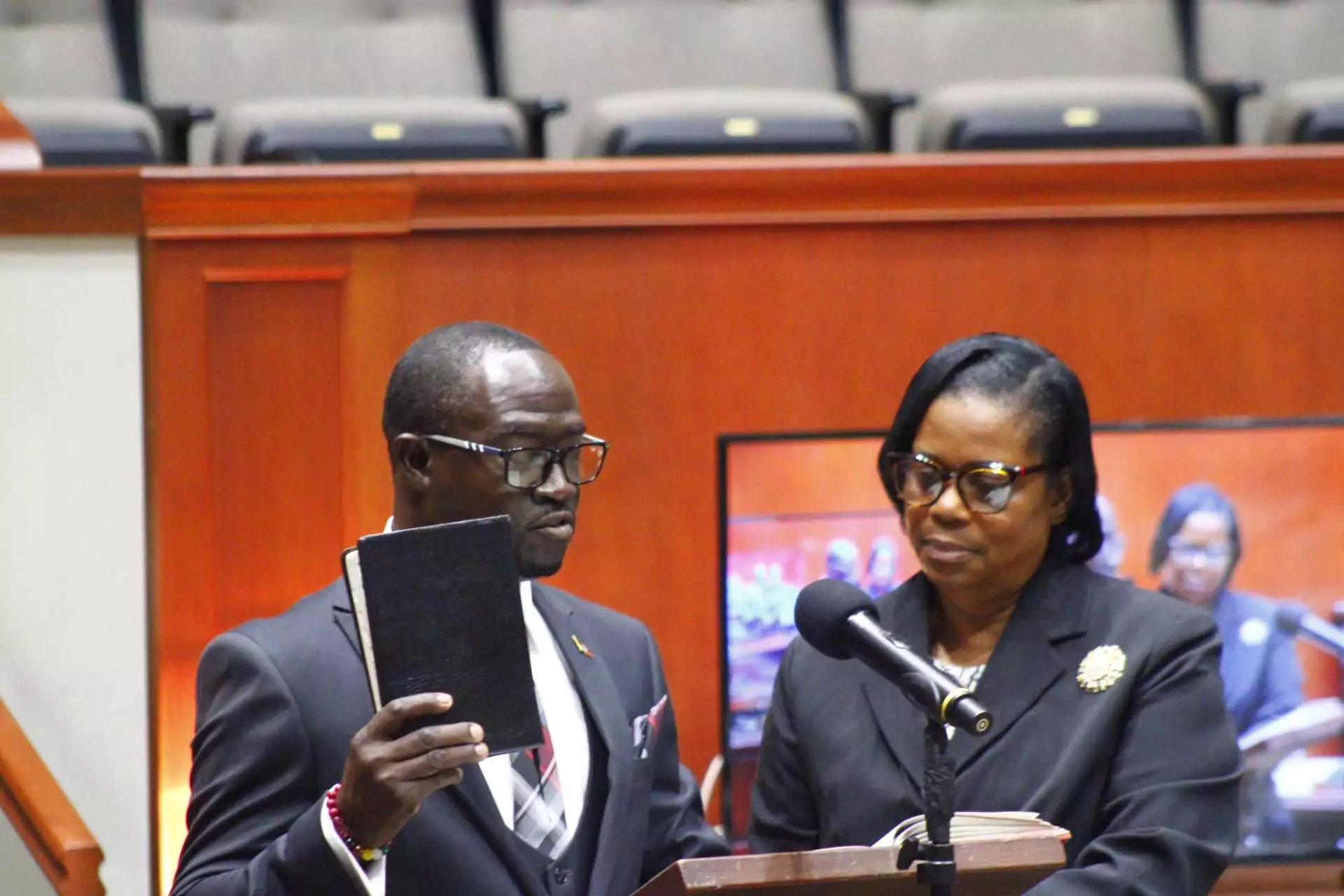 Randy Baltimore sworn in as MP for St Philip North, takes up Deputy Speaker role