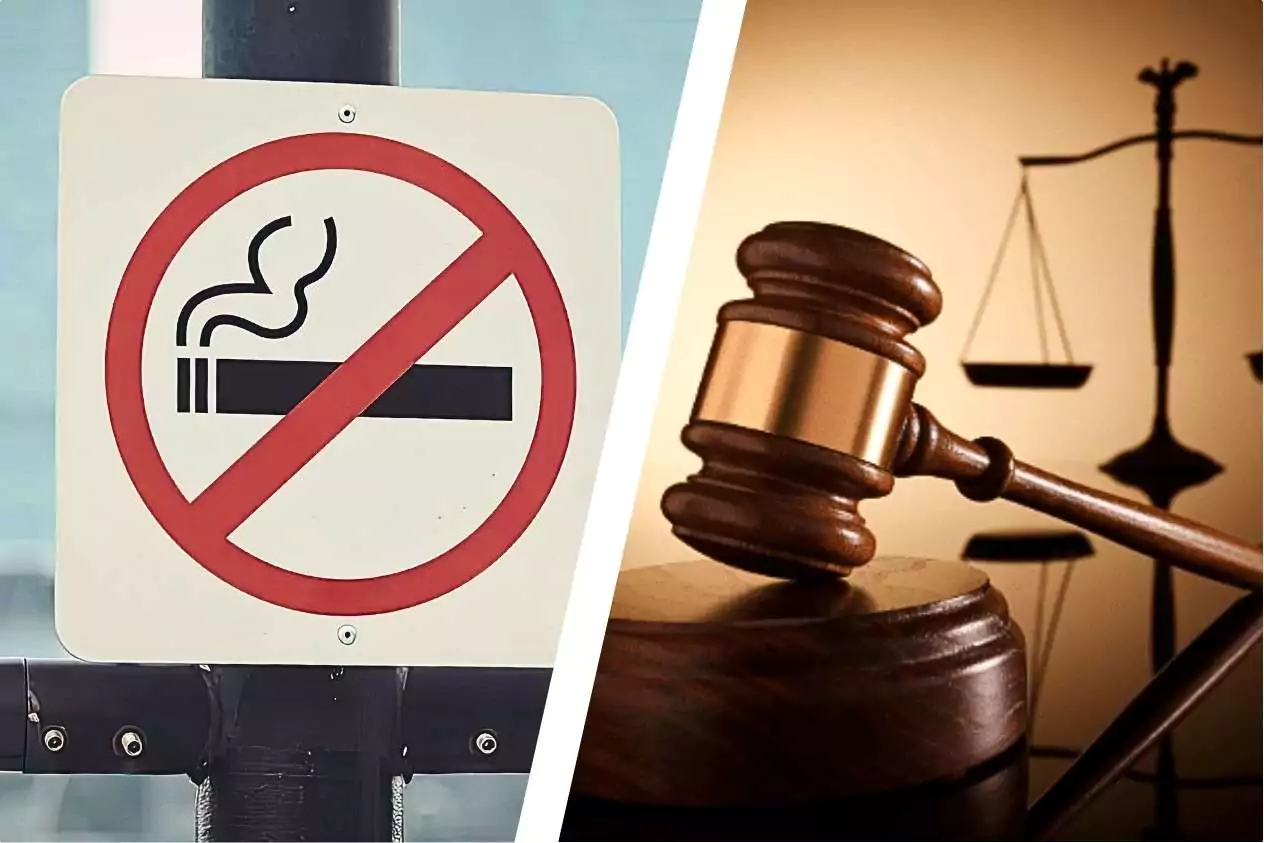 Court Spares Man Public Smoking Fine