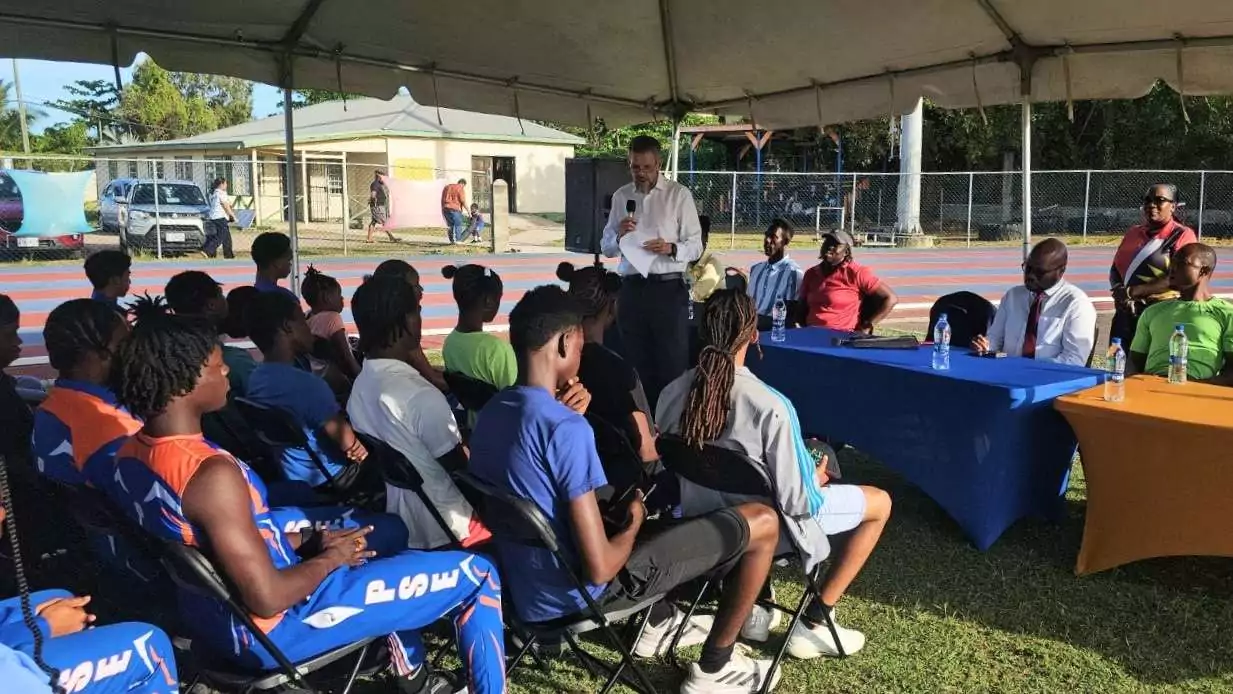 British Commissioner Praises Young Athletes at CARIFTA Trials During Commonwealth Day Activities