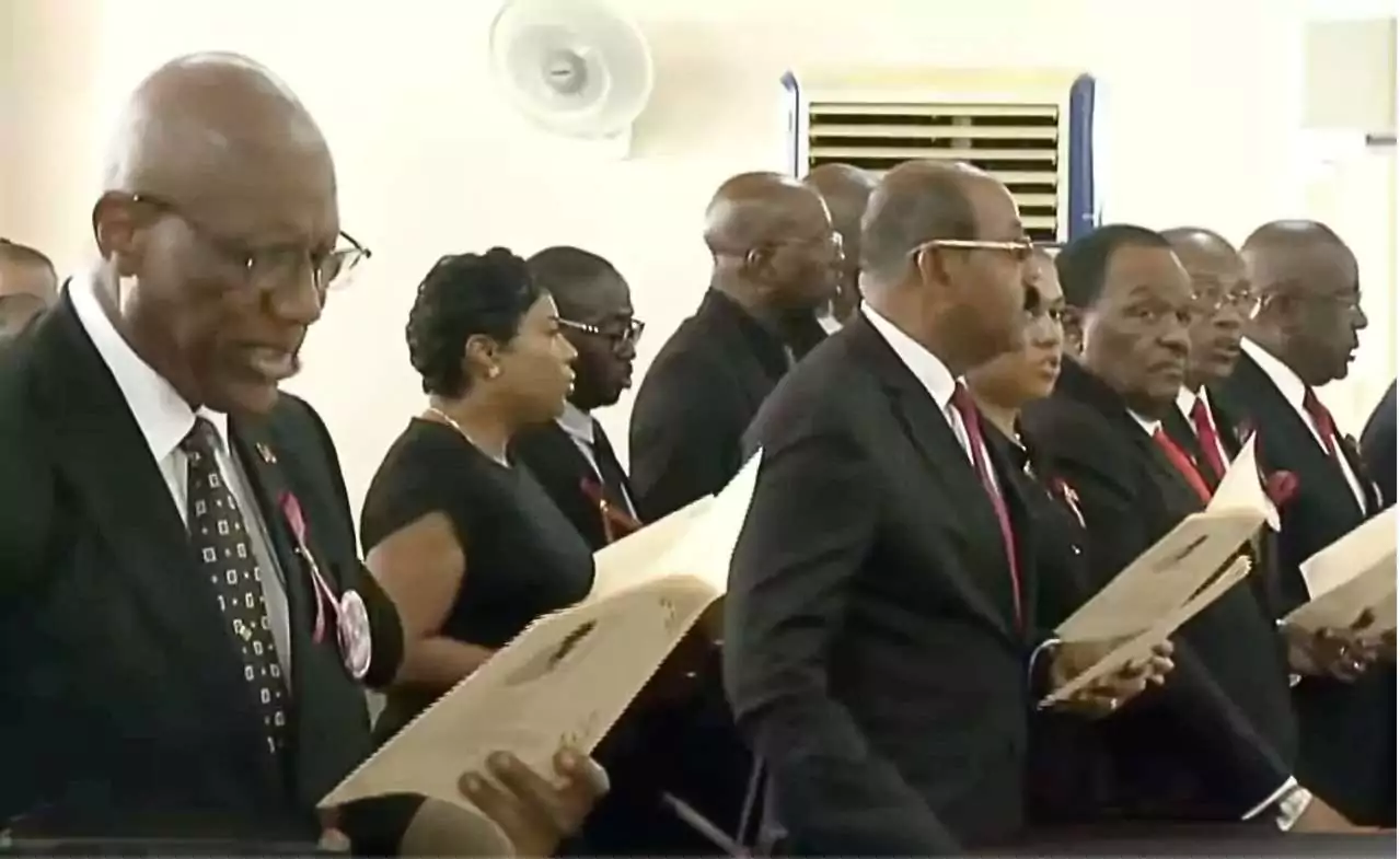 WATCH: Nation bids farewell to former minister Eustace 'Teco' Lake at official state funeral