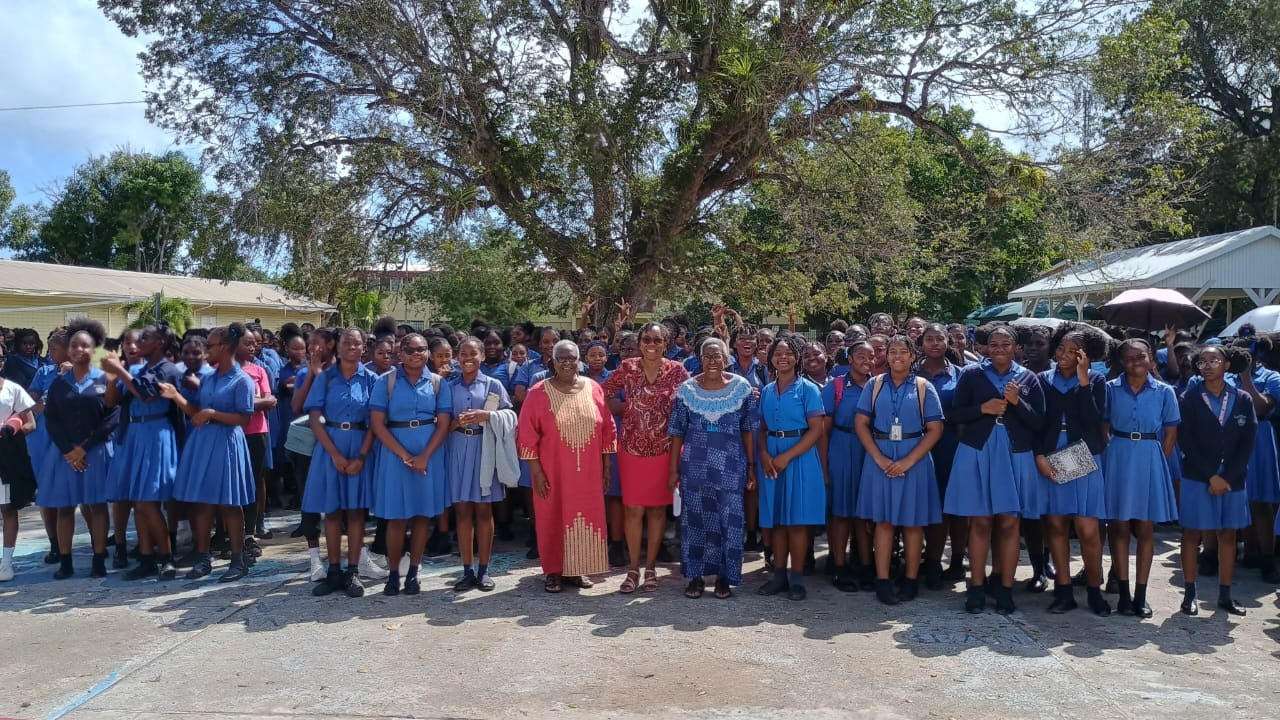 AGHS Alumnae Donate EC$3,000 to Support School Following Book Project 