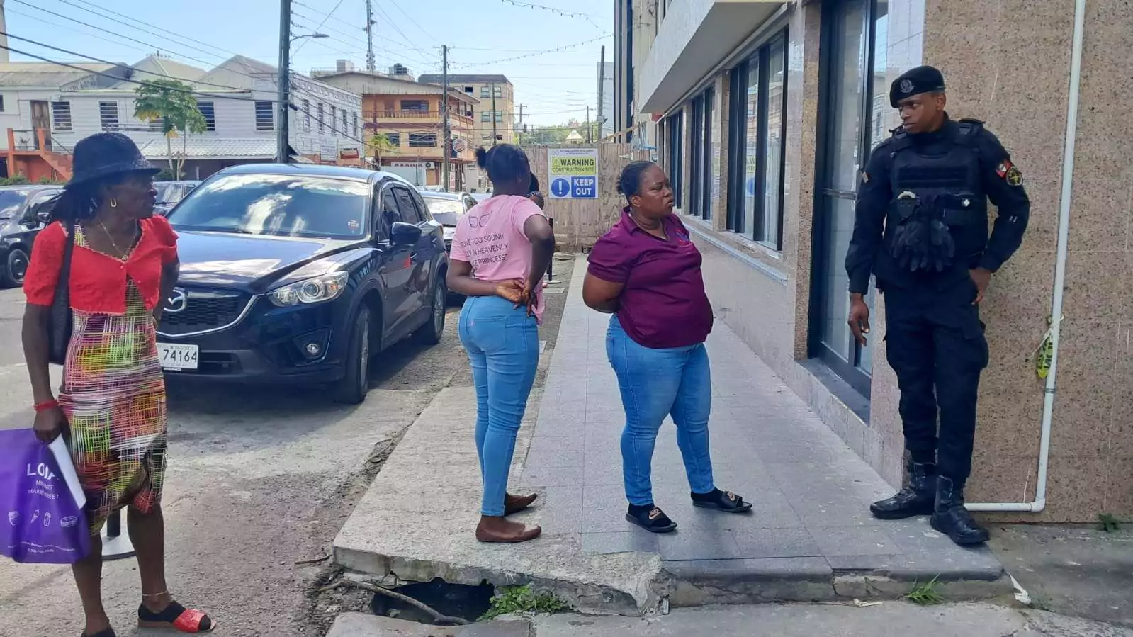 WATCH: Emotional outburst from Chantel Crump's family as her alleged killer arrives in court