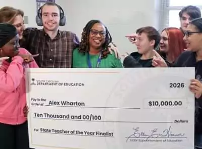Antiguan-Born Teacher Named Among Top Five Finalists for South Carolina Teacher of the Year