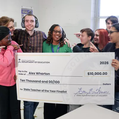 Antiguan-Born Teacher Named Among Top Five Finalists for South Carolina Teacher of the Year 