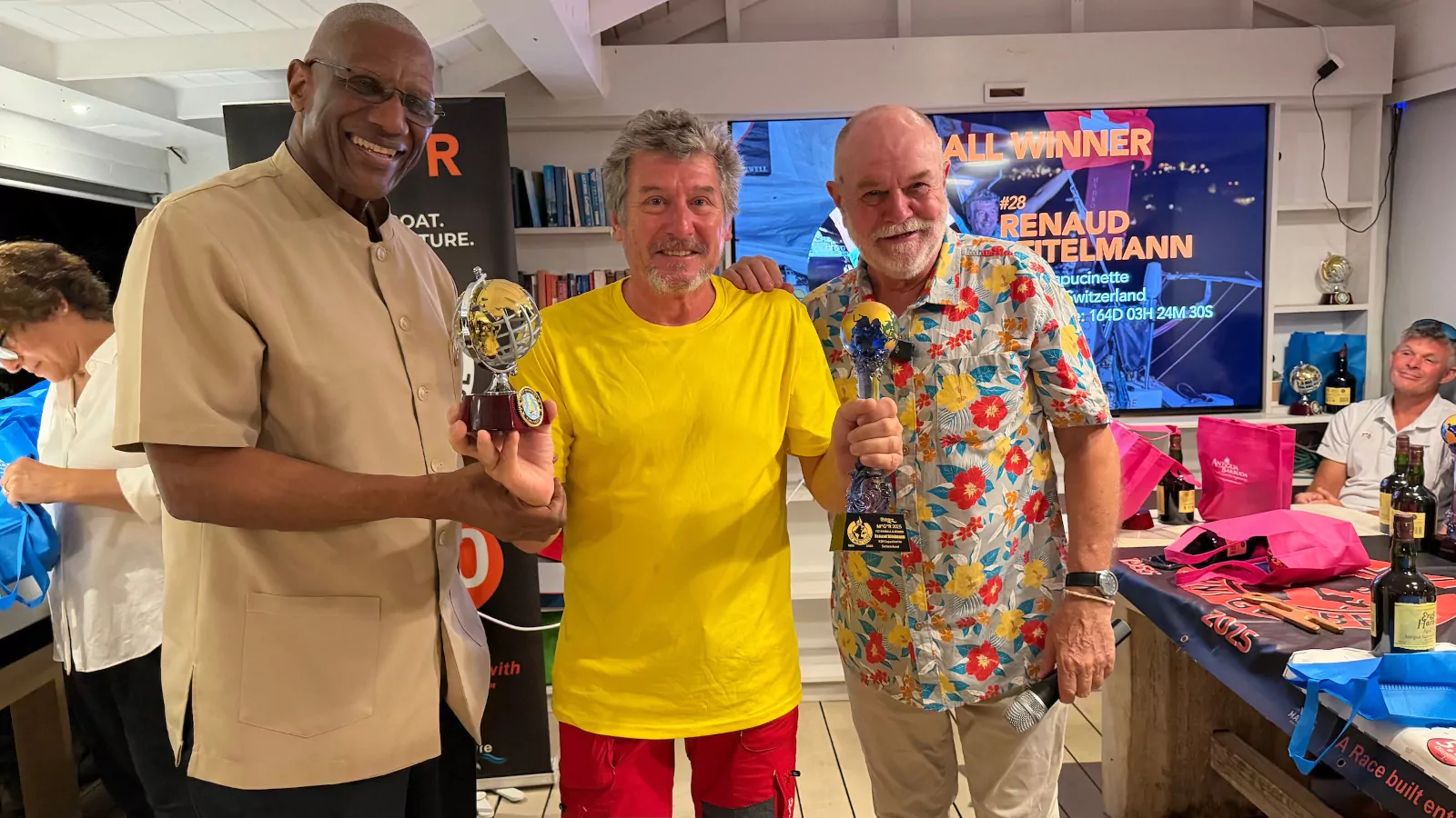 Governor General Honours Winner of Historic Mini Globe Race in Antigua