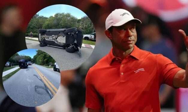 Tiger Woods arrested after rollover crash in Florida