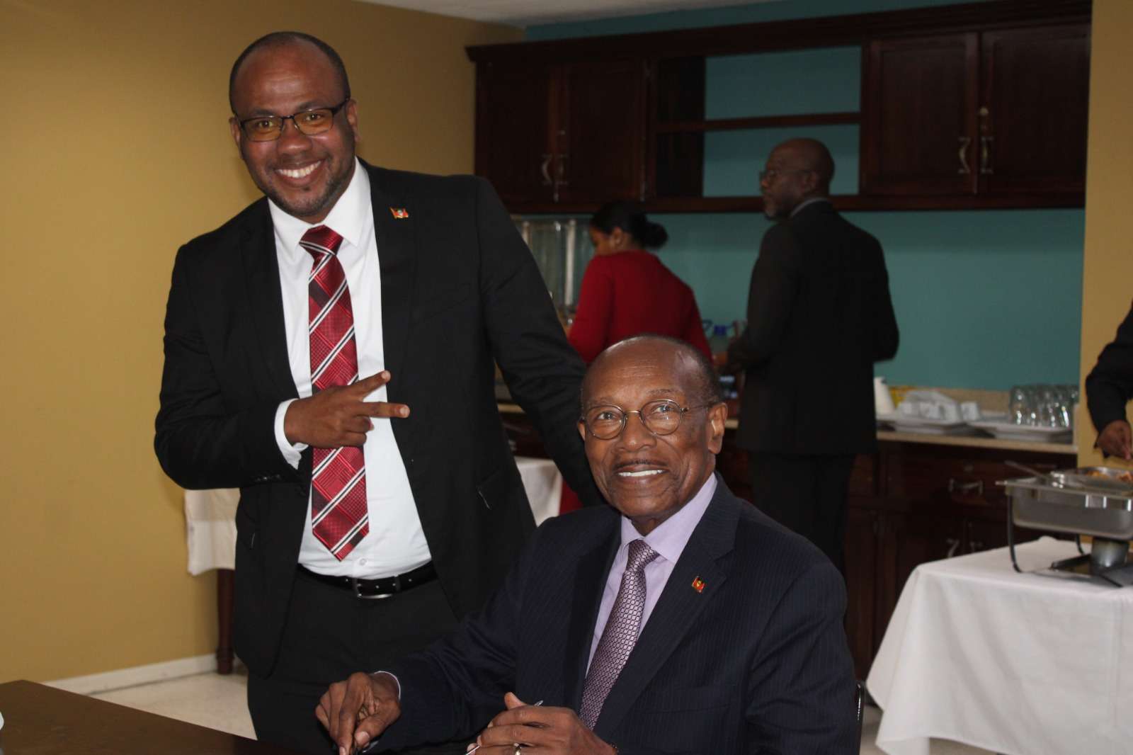 Sir Molwyn Joseph, the man behind the minister