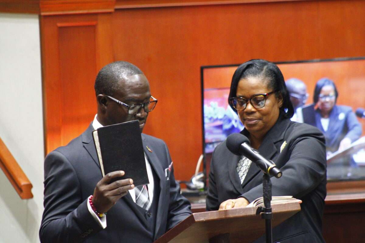 Randy Baltimore sworn in as MP for St Philip North, takes up Deputy Speaker role