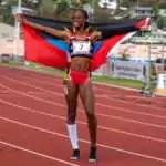 Fenton tops qualifiers in Under-17 girls' 200 metres at CARIFTA 2026
