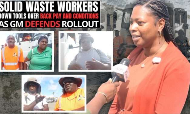 VIDEO STORY: Solid Waste Workers Down Tools Over Back Pay And Conditions As GM Defends Rollout