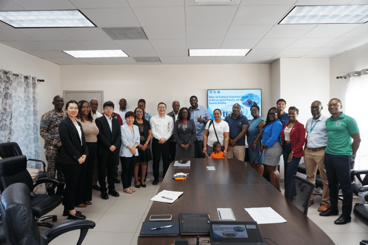 Delegation from China Conducts Feasibility Study on the Development of Marine Spatial Planning (MSP) in Antigua and Barbuda