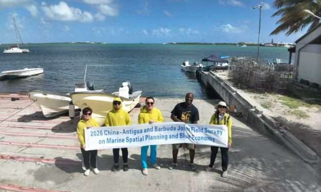 Delegation from China Conducts Feasibility Study on the Development of Marine Spatial Planning in Antigua and Barbuda
