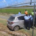Driver Loses Consciousness Behind the Wheel, Crashes Through Airport Perimeter Fence