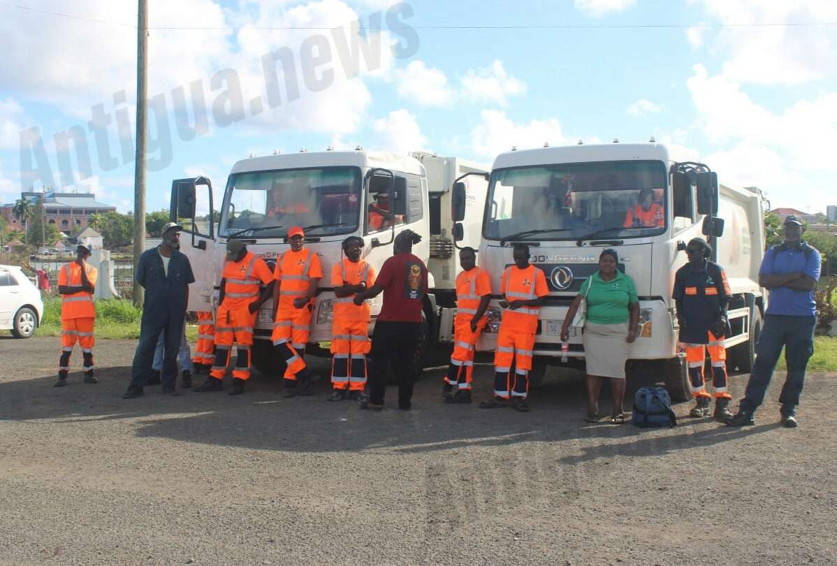 Solid Waste Workers Protest over Back Pay and Working Conditions