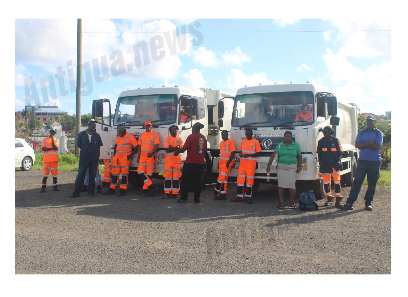 Solid Waste Workers Protest over Back Pay and Working Conditions