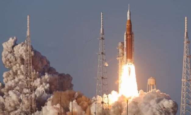 Nasa’s Artemis II moon mission successfully blasts off