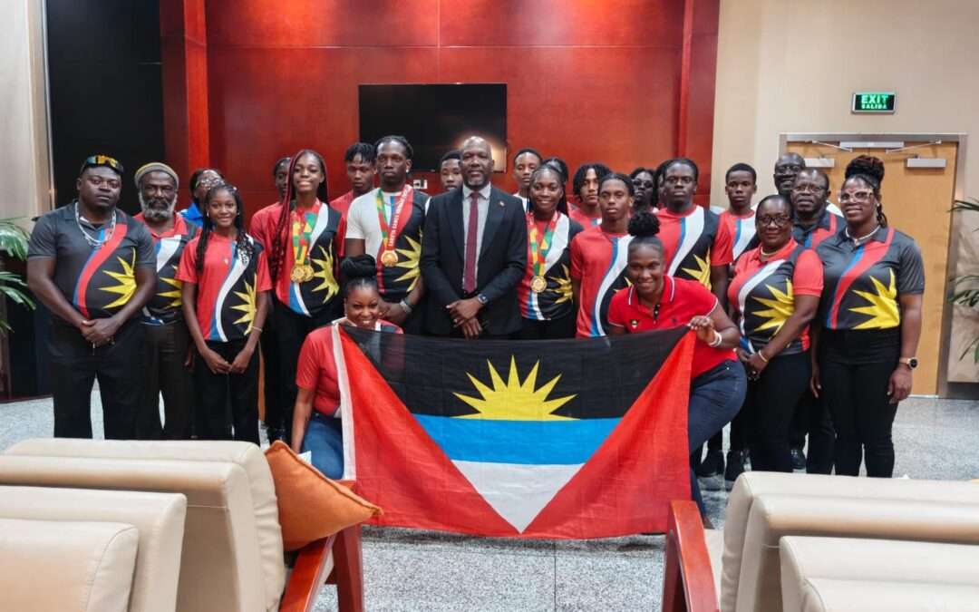 WATCH: Team Antigua and Barbuda Returns Home After CARIFTA Campaign in Grenada