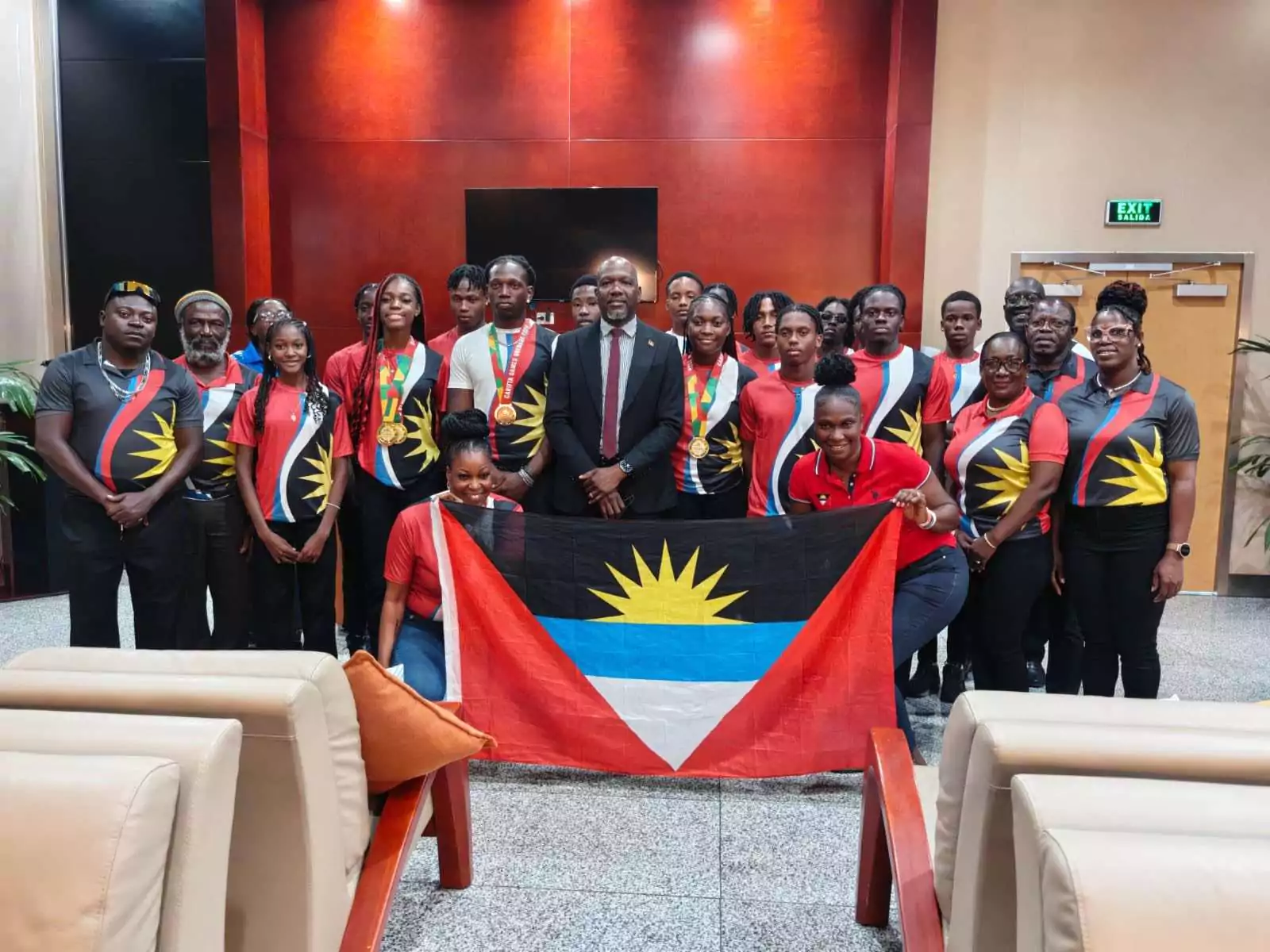 WATCH: Team Antigua and Barbuda Returns Home After CARIFTA Campaign in Grenada