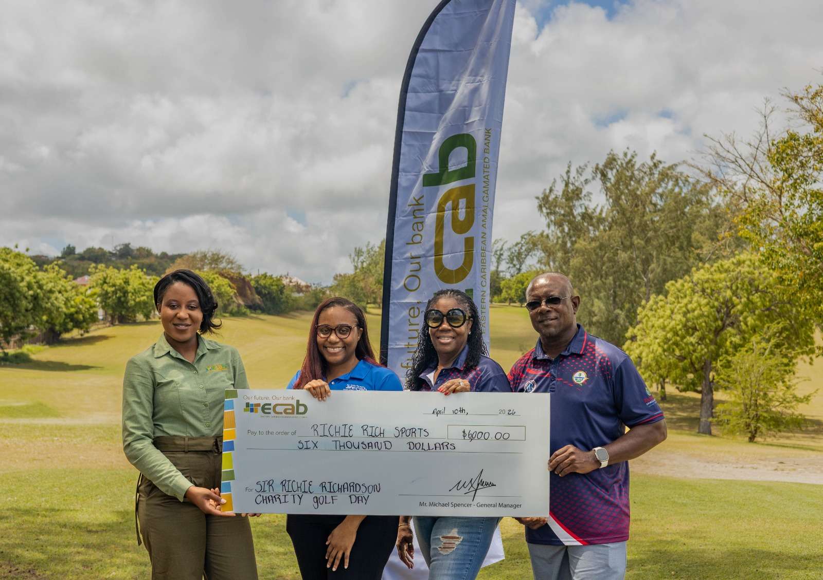 ECAB Donates to the Sir Richie Richardson 3rd Annual Charity Golf Day
