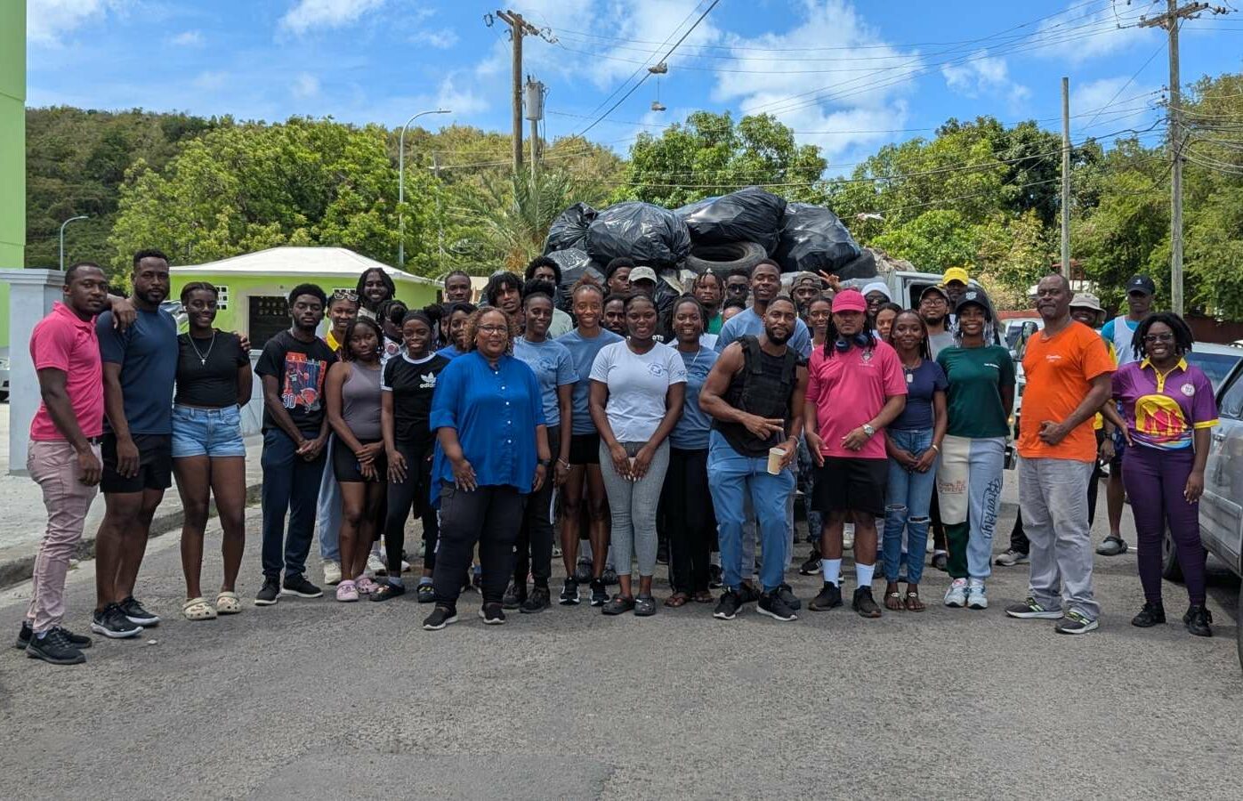 UWI Five Islands Students Lead Major Community Clean-Up, Remove Over 4,000 Pounds of Waste