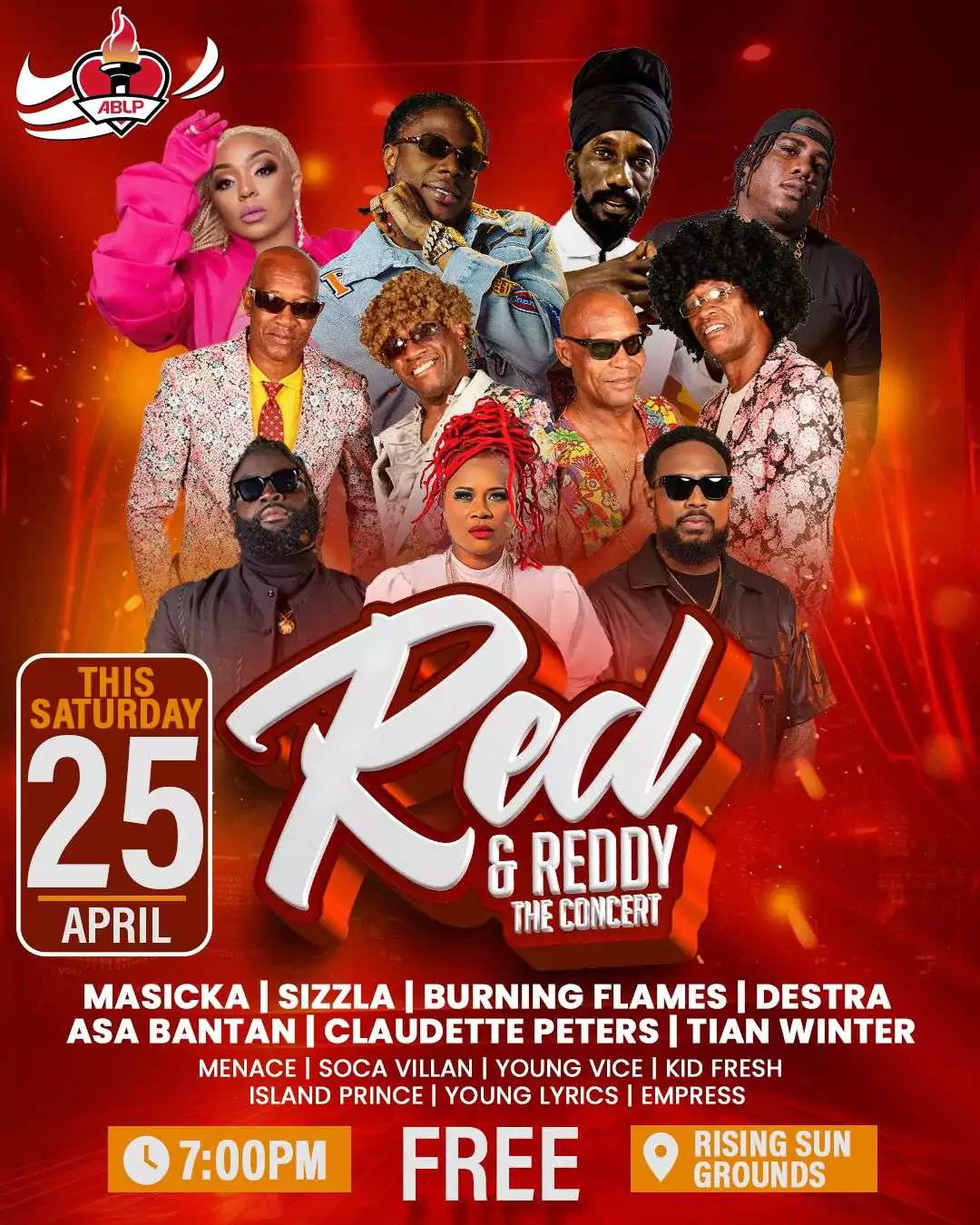 Star-Studded Lineup Set for ABLP’s Red & Reddy Concert