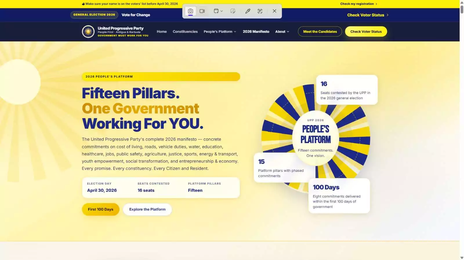 UPP Launches Campaign Website with Diaspora Portfolio, $20,000 Business Grants and 2,000 Youth Land Plots Among New Election Promises