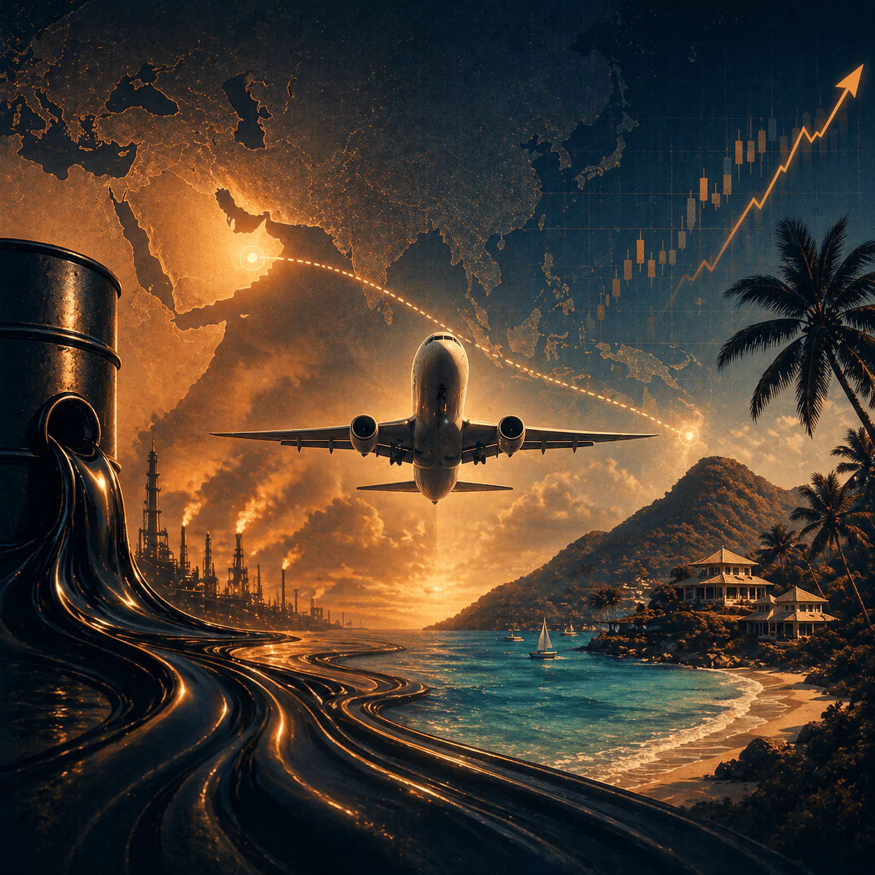 Oil shock threatens to turn Caribbean tourism boom into an airfare test