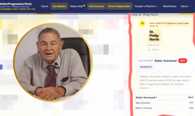 Sir Robin Yearwood Demands UPP Apologize for Saying He’s Dead