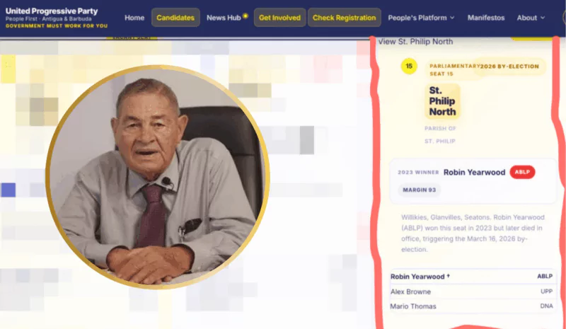 Sir Robin Yearwood Demands UPP Apologize for Saying He's Dead