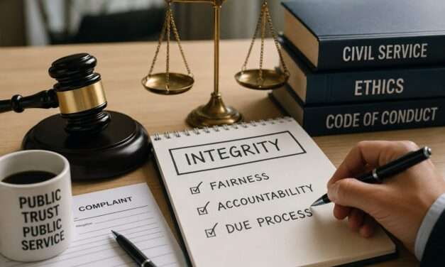 LETTER: Upholding Integrity in the Civil Service: The Need for Fairness, Accountability, and Due Process