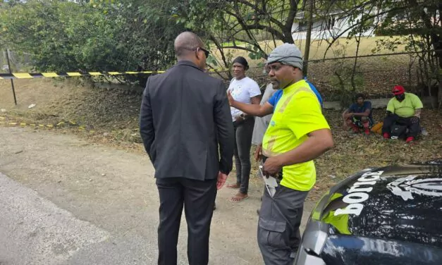 Minister Michael Joseph Visits Scene of Fatal Road Accident