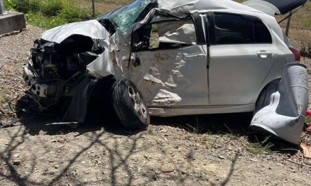 Man Hospitalized After Vehicle Crashes Into Tree on Airport Road