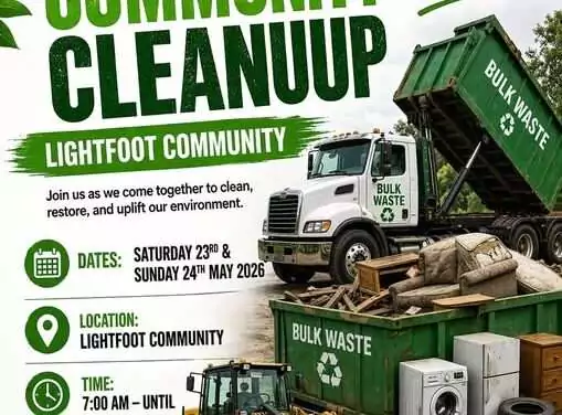 MP Rawdon Turner Launches Bulk Waste Cleanup Initiative in Lightfoot This Weekend