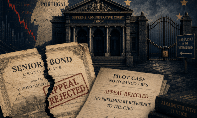 Novo Banco Bondholders Lose Pilot Case as Portugal Keeps EU Court Door Shut