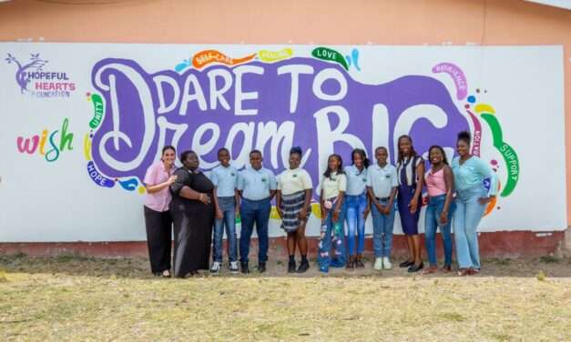 Hopeful Hearts Foundation and WISH Officially Launch Inspirational Mural at Parham Primary School