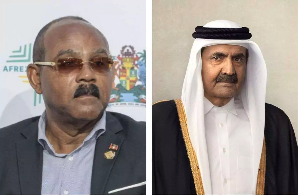 PM Browne, OECS Leaders Pay Tribute to Qatar’s Father Emir