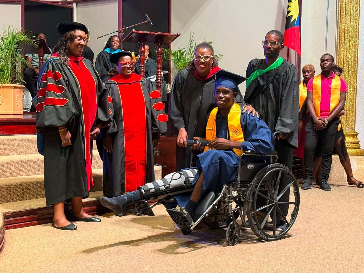 National Cyclist Tahjé Browne Graduates as Recovery Continues After Highway Crash