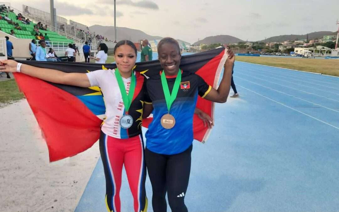 Dowdye and Jones Secure Sprint Medals as Antigua and Barbuda Enjoys Strong OECS Showing in St. Kitts