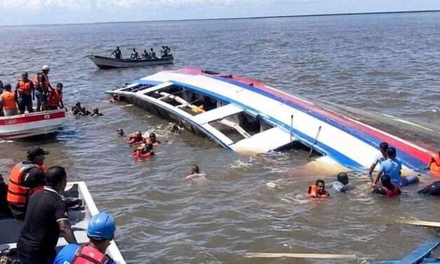 Race Against Time as Ferry Carrying 116 Capsizes Off Guyana Coast