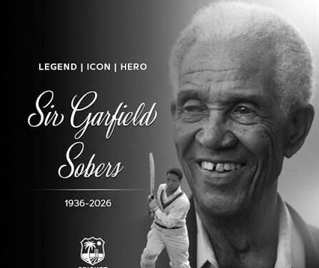 Farewell to a Legend: Sir Garfield Sobers Dies at 89