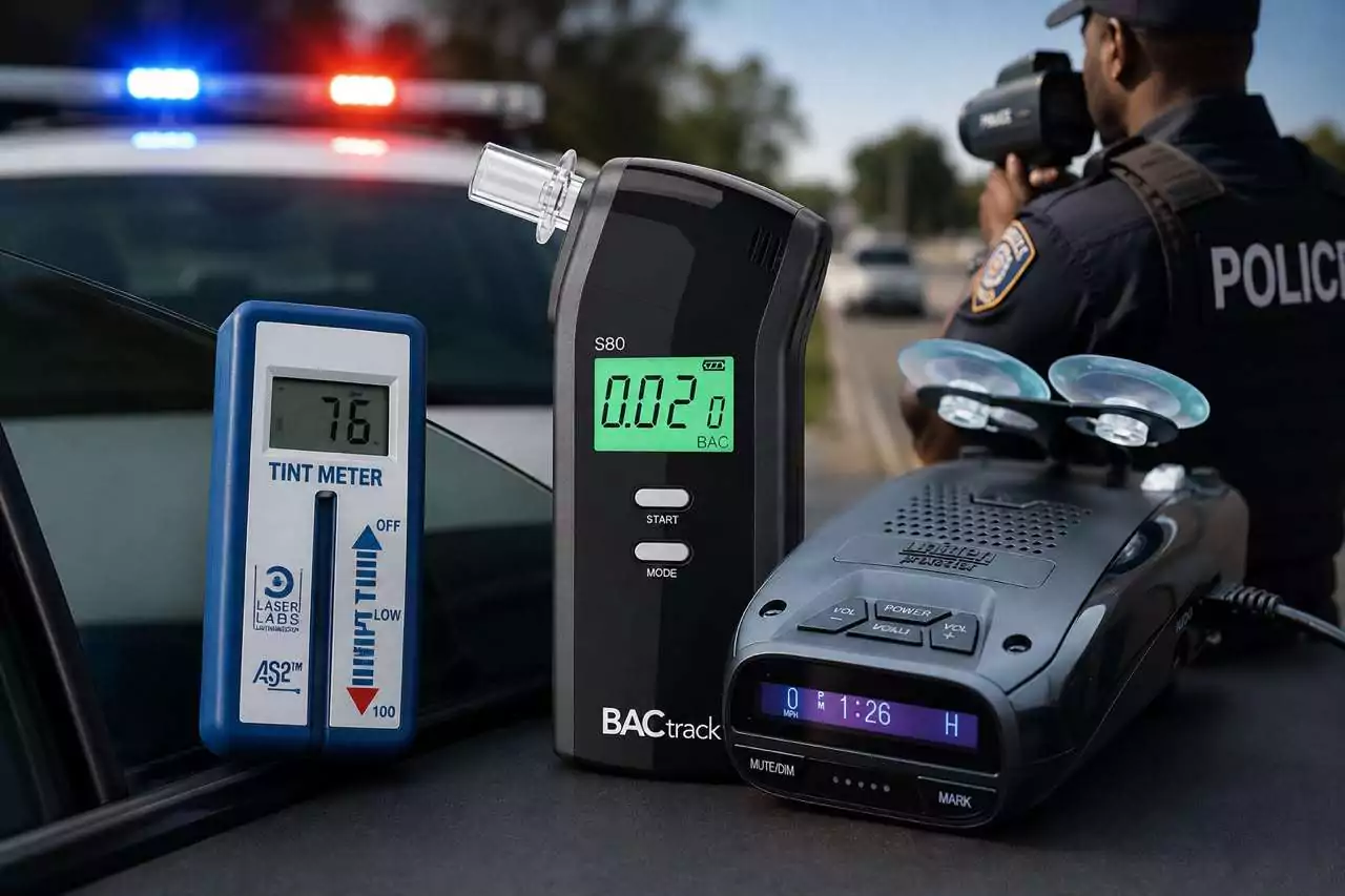 Police to Receive Tint Meters, Breathalysers and Radar Devices