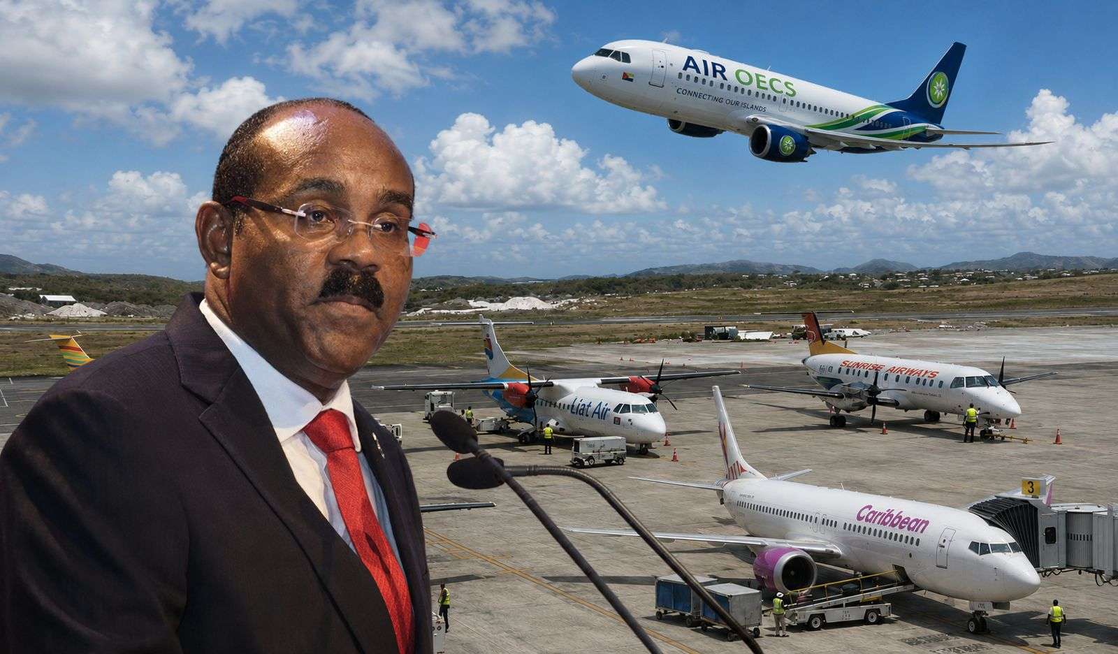 PM Browne Renews Call for OECS Airline as He Blames Limited Aircraft for Regional Flight Chaos