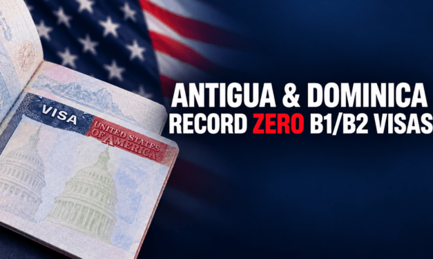 Antigua and Dominica Record No US Tourist Visa Issuances in Early 2026 Data