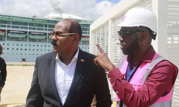 PM Browne Impressed by New Cruise Port Development Ahead of November Opening