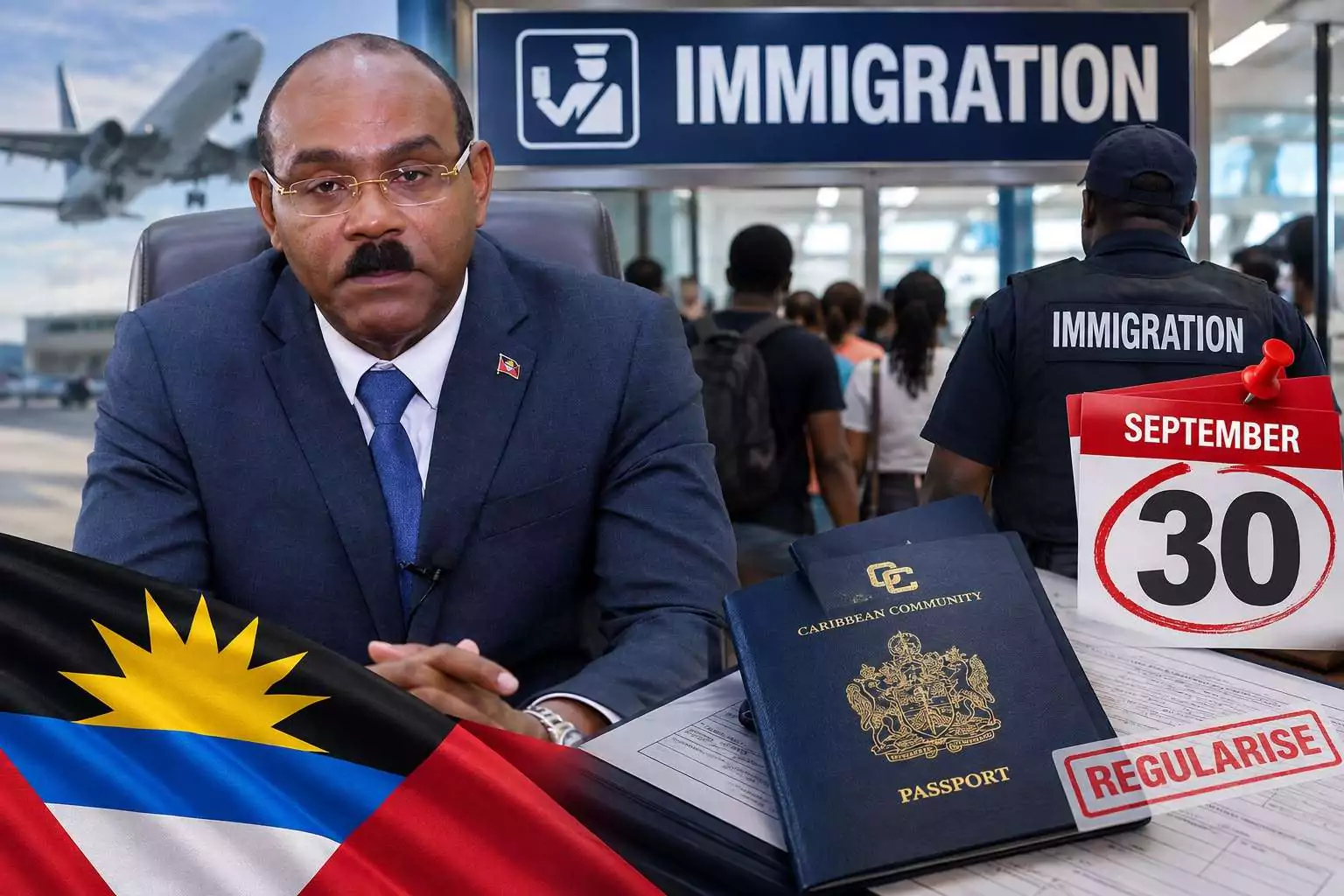 PM Browne Warns Undocumented Immigrants to Regularise Status or Face Deportation