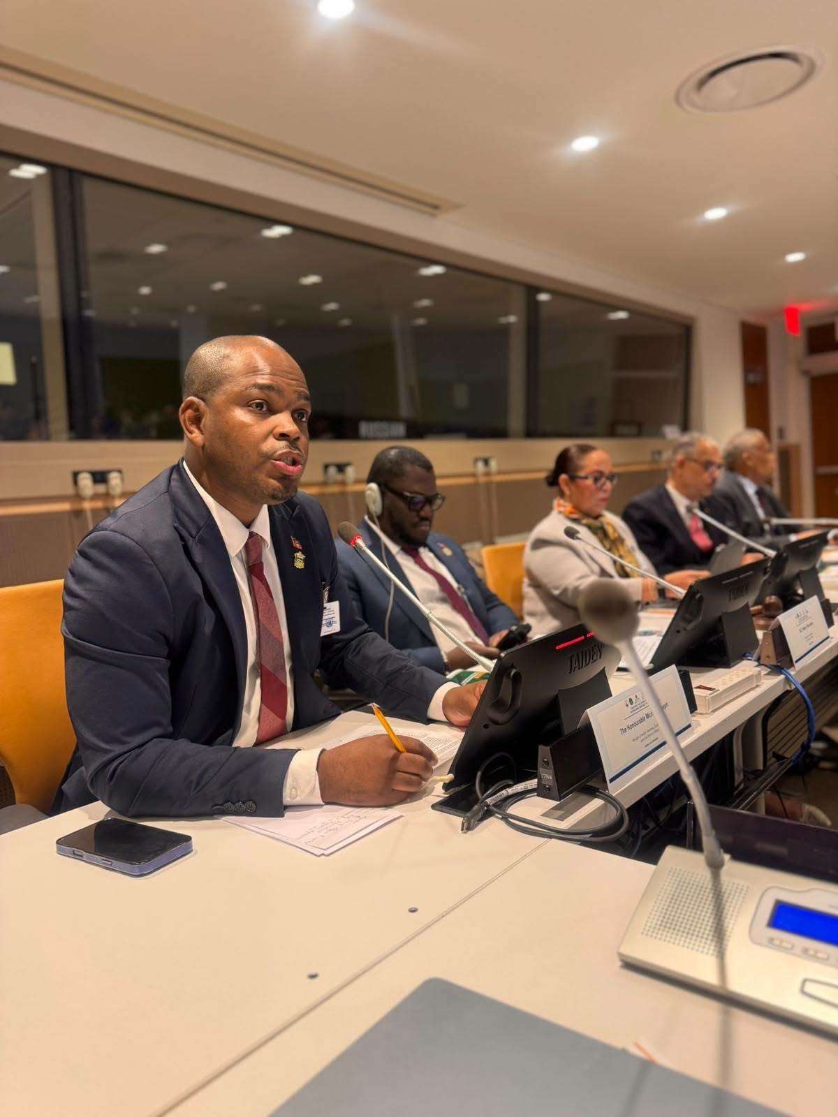 Joseph Urges Faster Climate Financing That Delivers for Caribbean Communities