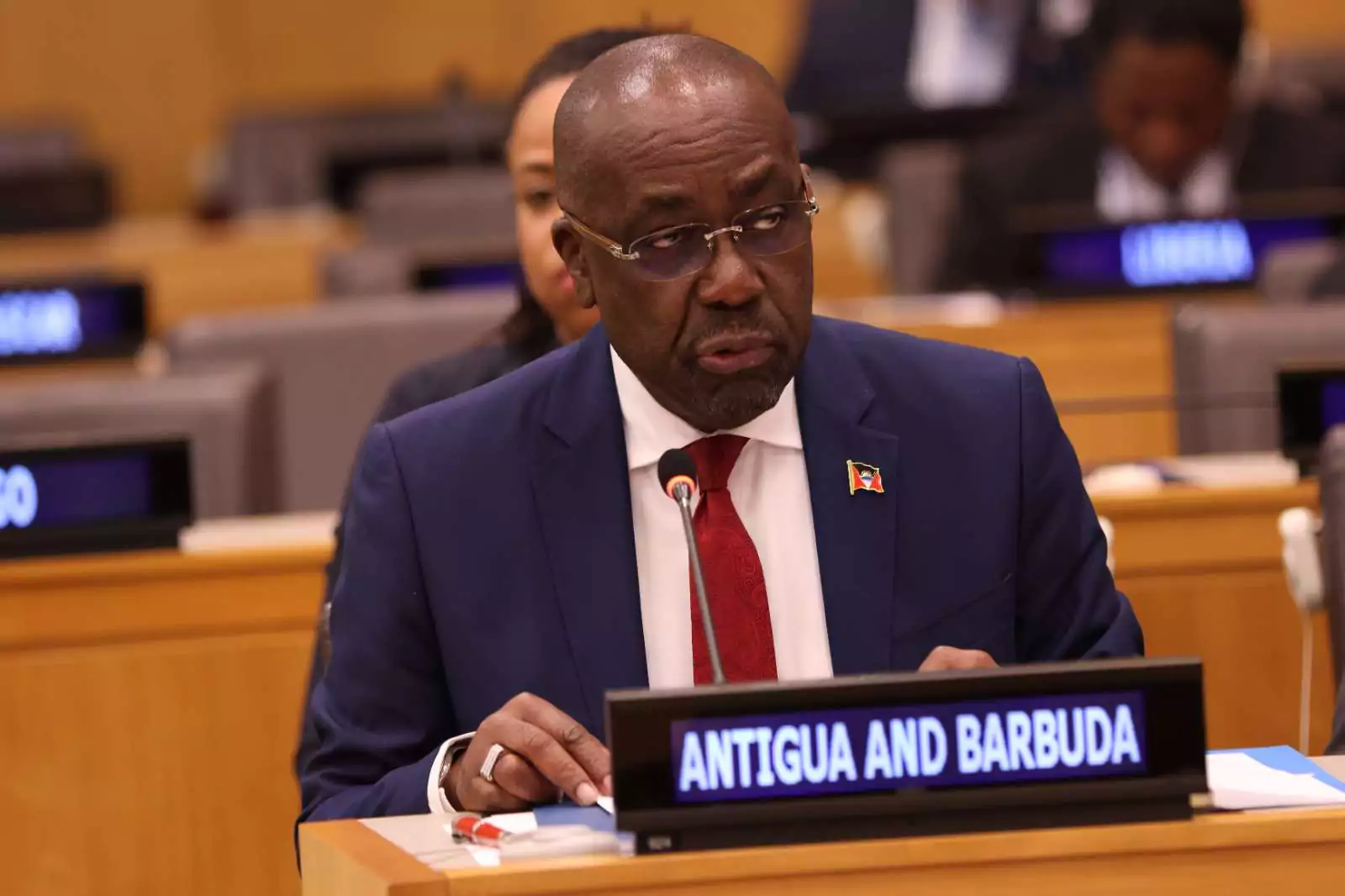 Greene Calls for Stronger Africa Caribbean Trade and Transport Links at UN Meeting
